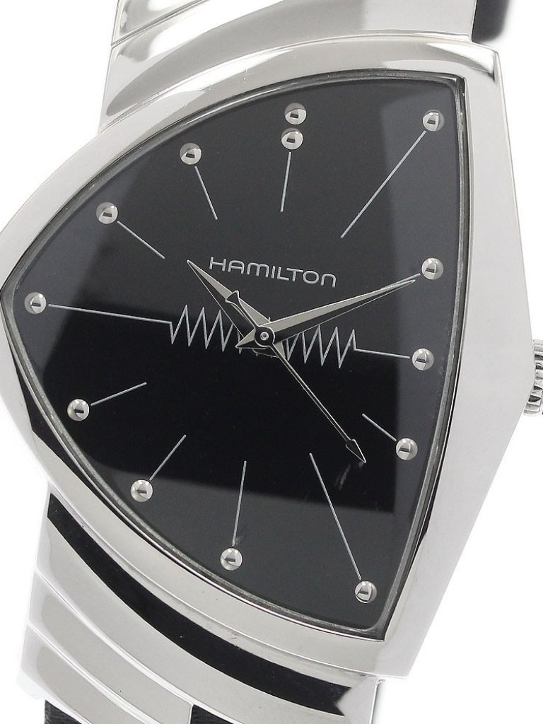 Hamilton Ventura H244112 Black Dial Quartz Men's Watch_935826 — image 6 of 8